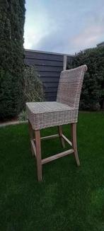 Bartafel met 4 barstoelen., Tuin en Terras, Ophalen, Zo goed als nieuw, Stoel