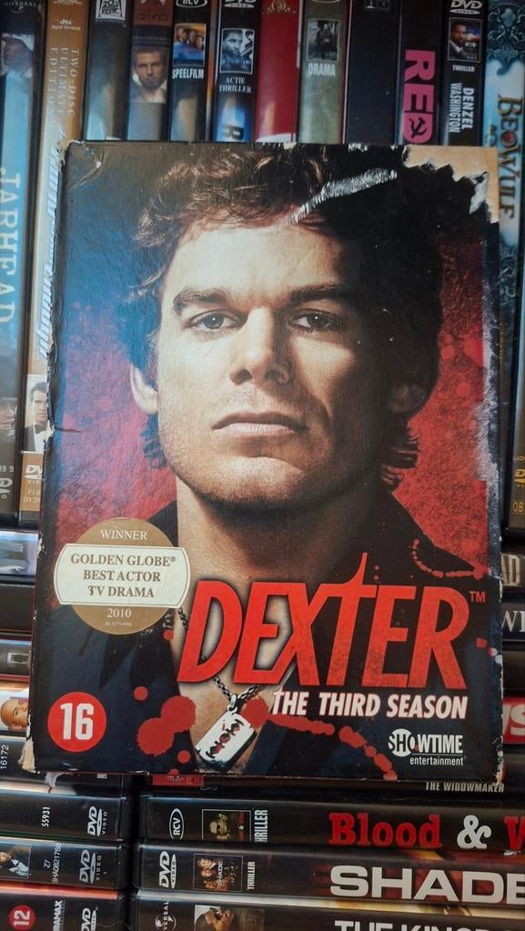 Dexter seizoen 3 dvd box, Cd's en Dvd's, Dvd's | Tv en Series, Ophalen of Verzenden, Zo goed als nieuw