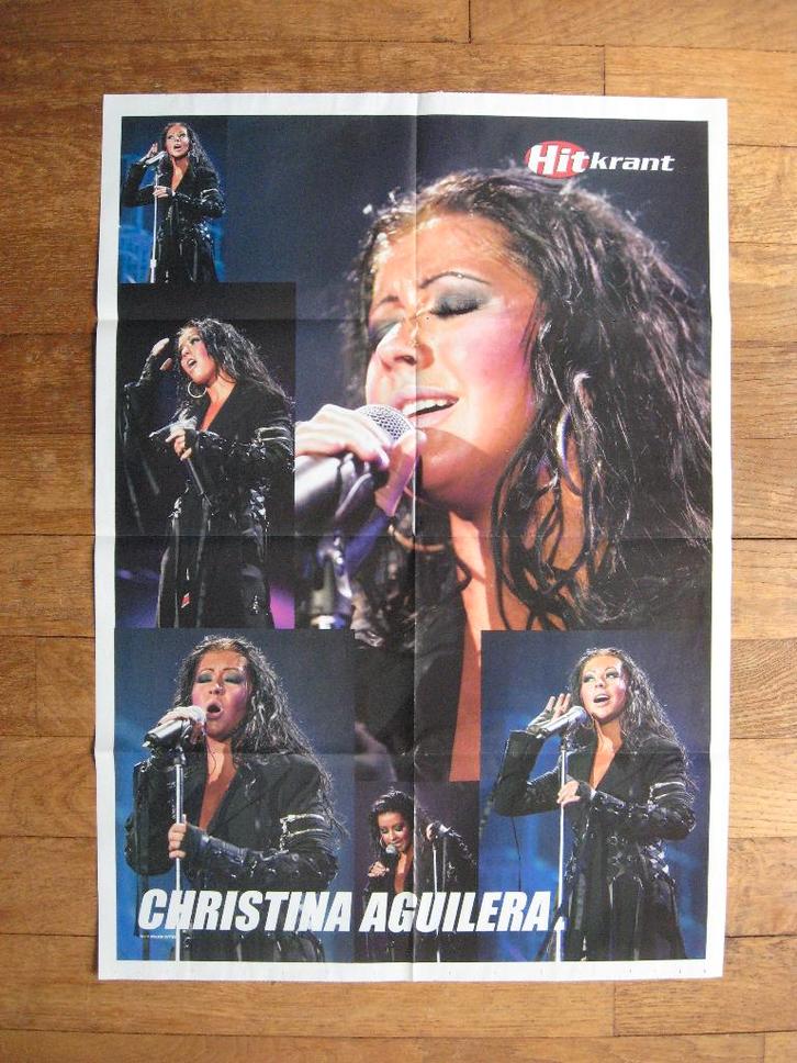 CHRISTINA AGUILERA - Posters uit Hitkranten (2003-2009), Verzamelen, Muziek, Artiesten en Beroemdheden, Poster, Artwork of Schilderij