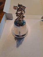 Zilveren Kerstbel met Engel, Ophalen of Verzenden