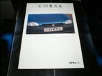 Opel Corsa o.a. GSi 16 V 1993 of 1994 24 pag. + Prijslijst, Verzenden, Zo goed als nieuw, Opel