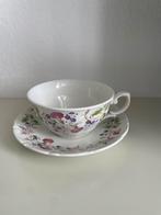 6 Vintage Pontesa Royal China Kop en Schotels, Ophalen, Zo goed als nieuw, Overige stijlen, Kop(pen) en/of Schotel(s)