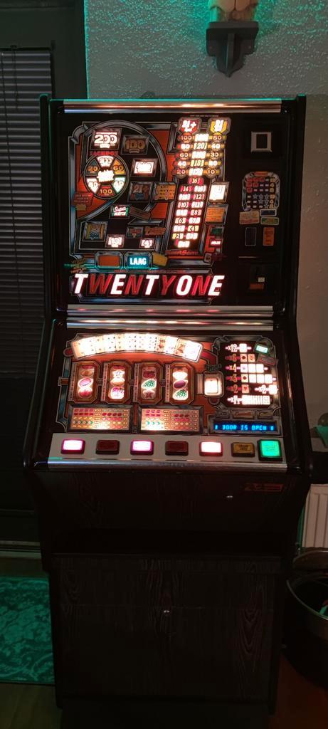Gokkast - Vintage Speelplezier!, Verzamelen, Automaten | Gokkasten en Fruitautomaten, Gebruikt, Gulden, Met sleutels, Ophalen of Verzenden
