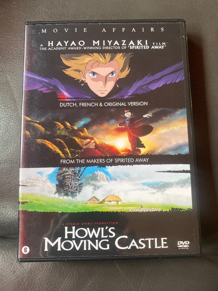 Howl’s Moving Castle ( dvd ), Cd's en Dvd's, Dvd's | Tekenfilms en Animatie, Alle leeftijden, Ophalen of Verzenden, Zo goed als nieuw
