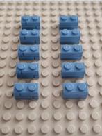 10 nieuwe lego metselstenen 1x2 Sand Blue, Ophalen of Verzenden, Nieuw, Losse stenen, Lego