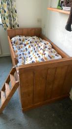 Peuterbed steigerhout, Huis en Inrichting, Ophalen, Zo goed als nieuw, Eenpersoons