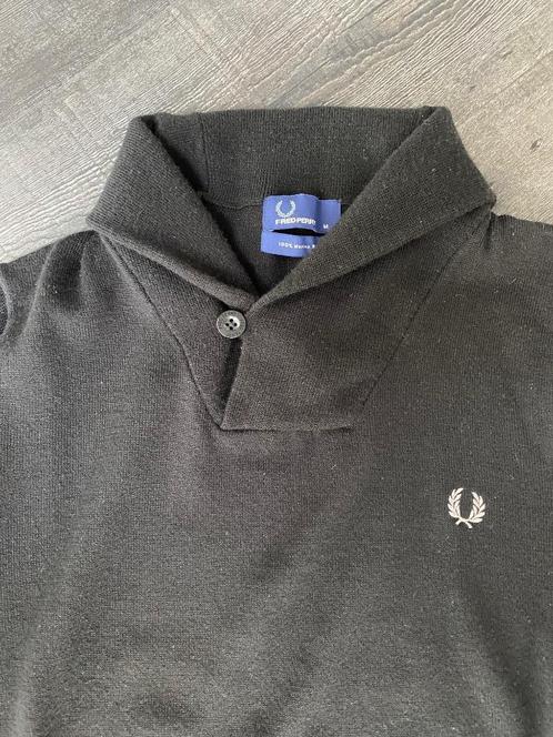 mooie fred perry heren trui M 100% merino wol koltrui zgan, Kleding | Heren, Truien en Vesten, Zo goed als nieuw, Maat 48/50 (M)