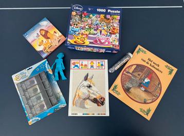 speelgoed pakket puzzel + disney boek kabouter ministeck beschikbaar voor biedingen