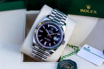 Verkocht! Rolex Day-Date 40 228239 Baguette | 2023 beschikbaar voor biedingen