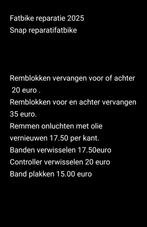 Fatbike reparatie, Fietsen en Brommers, Elektrische fietsen, Ophalen of Verzenden, Nieuw, Overige merken