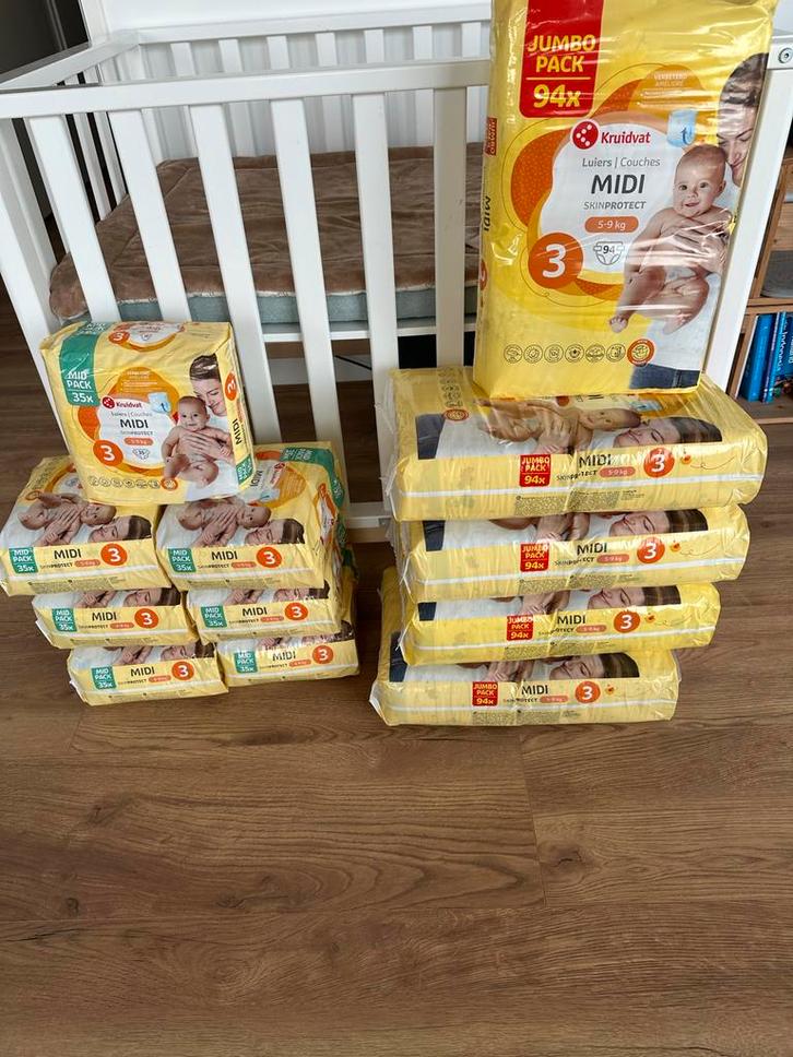 Kruidvat Luiers Maat 3 - Groot Pakket!, Kinderen en Baby's, Overige Kinderen en Baby's, Nieuw, Ophalen