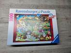 Ravensburger legpuzzel olifanten 1000stukjes, Ophalen of Verzenden, Zo goed als nieuw