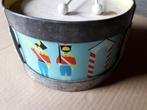 vintage trommel met trommelstokjes , diameter 22 cm , hoo, Ophalen of Verzenden