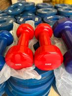 2 x 2 kg ATX rubberen dumbells ( evt meerdere sets ), Dumbbell, Ophalen of Verzenden, Zo goed als nieuw, Atx
