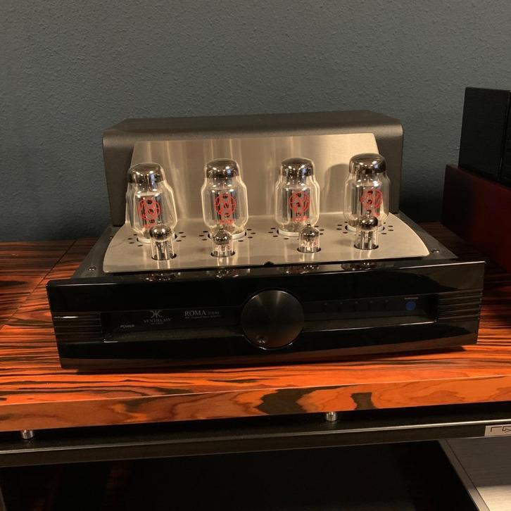 Synthesis Roma 510AC - Piano Black (ex-demo) - AFGEPRIJSD, Audio, Tv en Foto, Buizenversterkers, Versterker, Ophalen