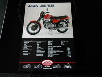 Folder JAWA 350 638 + zijspan beschikbaar voor biedingen