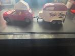 Schleich Auto met Paardentrailer, Ophalen of Verzenden, Gebruikt