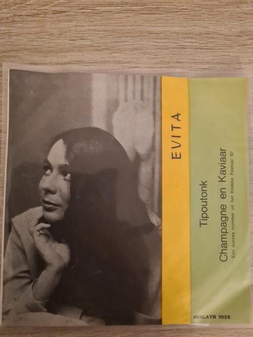 Evita/ Tipoutonk(piraten topper, Cd's en Dvd's, Vinyl | Nederlandstalig, Gebruikt, Levenslied of Smartlap, Overige formaten, Ophalen of Verzenden