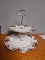 Adv 70 royal albert old country rose etagere, Ophalen of Verzenden