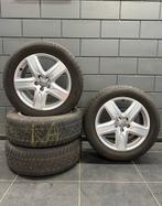 Audi 18” LM velgen met winterbanden 5x112, Ophalen, 18 inch, Gebruikt, Banden en Velgen