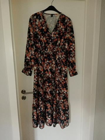 Shein groene jurk met bloemen maat 44 beschikbaar voor biedingen