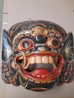 Prachtig kleurrijk houten masker, Ophalen of Verzenden