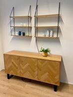 Dressoir vissengraat, Ophalen, Met deur(en), 150 tot 200 cm, Zo goed als nieuw