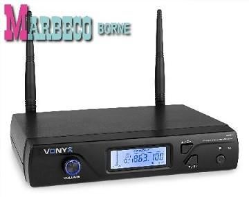 Draadloze Microfoon Digitaal UHF 16-Kanaals,Bodypack WM61B, Vonyx, Overige typen, Nieuw, Info@marbeco.nl