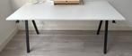 IKEA TROTTEN Bureau - Wit/Antraciet - 160x80 cm, Huis en Inrichting, Bureaus, Ophalen, Gebruikt, Bureau