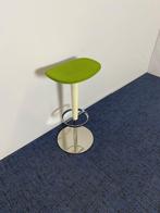 5 x Arper Babar kruk, hoogte verstelbaar, groen/wit/chroom, Ophalen, In hoogte verstelbaar, 60 tot 90 cm, Gebruikt
