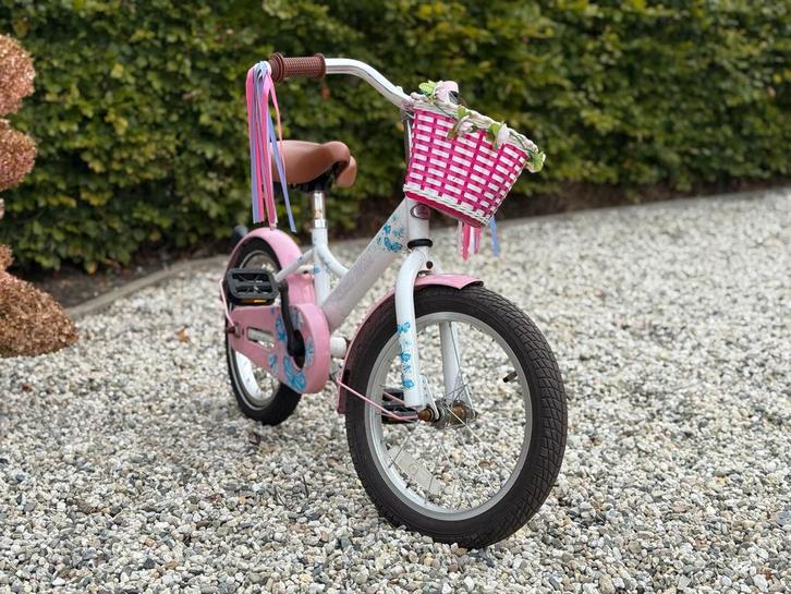 Leuke Meisjesfiets / Kinderfiets, Fietsen en Brommers, Fietsen | Meisjes, Gebruikt, 16 inch, Handrem, Ophalen