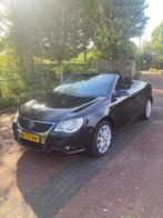 Volkswagen Eos Cabrio 1.6 16V FSI 2007 Zwart Te Koop, Auto's, Volkswagen, 74 €/maand, 4 cilinders, Cabriolet, 4 stoelen