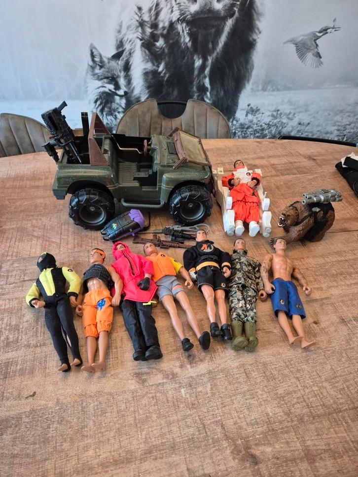 Action man speelset, Kinderen en Baby's, Speelgoed | Actiefiguren, Gebruikt, Ophalen of Verzenden
