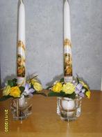 O.L.V. Kaarsen incl houders, Overige materialen, Wit, Nieuw, Ophalen of Verzenden