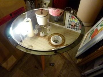 vintage spiegel 70er jaren rond space age beschikbaar voor biedingen