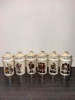 M.J. Hummel Kruidenpotjes - Set van 6, Antiek en Kunst, Antiek | Keukenbenodigdheden, Ophalen of Verzenden
