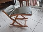 Vintage schommel voetenbankje, Huis en Inrichting, Banken | Voetenbanken en Poefen, Ophalen, Minder dan 50 cm, Gebruikt, 50 tot 75 cm