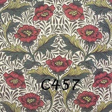 Servetten decoupage/bullet journal – peony V&A C457 28 ct, Hobby en Vrije tijd, Knutselen, Nieuw, Materiaal, Verzenden