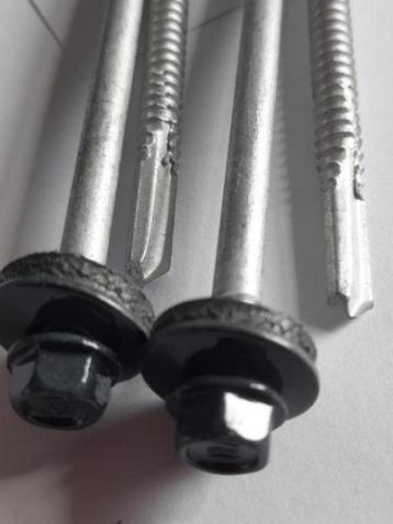 25-100 st Sandwichpaneel schroeven antraciet grijs 160 mm beschikbaar voor biedingen