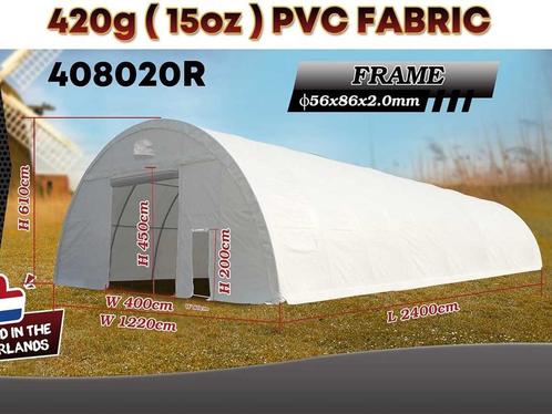 2025 Rhino-Cross-Shelter 408020R - 24x12,2x6,1 m Opslagtent, Zakelijke goederen, Machines en Bouw | Keten en Containers