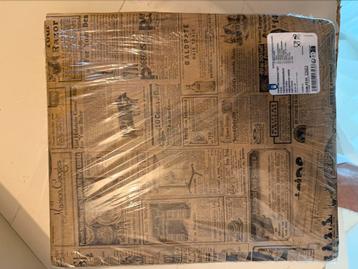 Vetvrij papier wikkelpapier 1000 stuks 28x34 cm beschikbaar voor biedingen