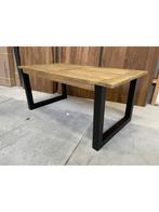 Teak Tuintafel industrieel oud teak "180", Tuin en Terras, Tuintafels, Nieuw, Teakhout, Rechthoekig, Ophalen