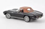Chevrolet Corvette Sting Ray Cabrio Black 1:18 NOREV 189055, Hobby en Vrije tijd, Modelauto's | 1:18, Verzenden, Nieuw, Auto, Norev