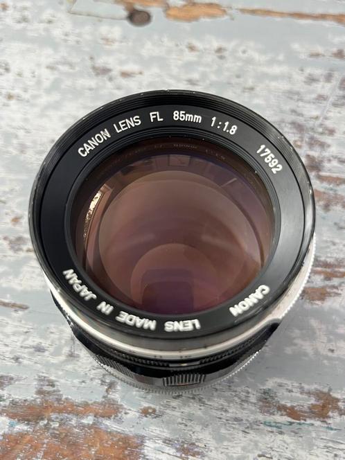Canon FL 85mm 1.8 vintage lens, Audio, Tv en Foto, Fotografie | Lenzen en Objectieven, Gebruikt, Ophalen of Verzenden