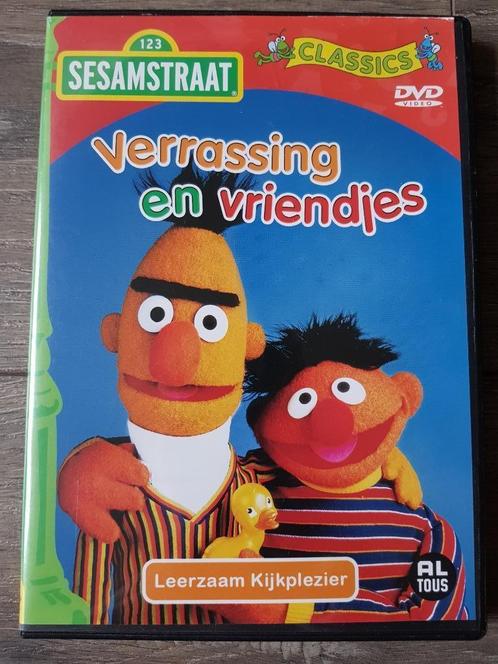 Dvd Sesamstraat : Verrassing en vriendjes, Cd's en Dvd's, Dvd's | Kinderen en Jeugd, Gebruikt, Tv fictie, Educatief, Alle leeftijden