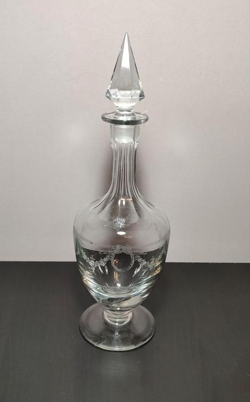 Art-nouveau kristallen karaf, Antiek en Kunst, Antiek | Glas en Kristal, Ophalen of Verzenden