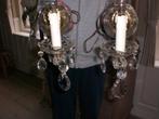 2 Antiek Kristallen Muur kroonluchters, Antiek en Kunst, Verzenden