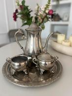 Verzilverde antieke set. 4 delig, Ophalen of Verzenden
