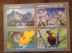 PUZZELS JIGSAW PUZZELS 4X 1000 STUKS €8, Ophalen of Verzenden, 500 t/m 1500 stukjes, Gebruikt, Legpuzzel