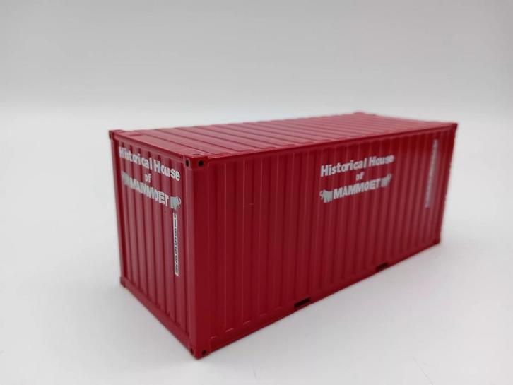 WSI 20 FT CONTAINER - MAMMOET, Hobby en Vrije tijd, Modelauto's | 1:50, Nieuw, Bus of Vrachtwagen, Wsi, Ophalen of Verzenden